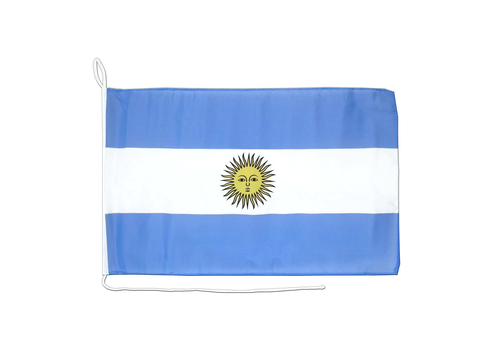 12x18 Argentina Sleeve Flag – Polyester With Grommets For Boat, Car, Garden