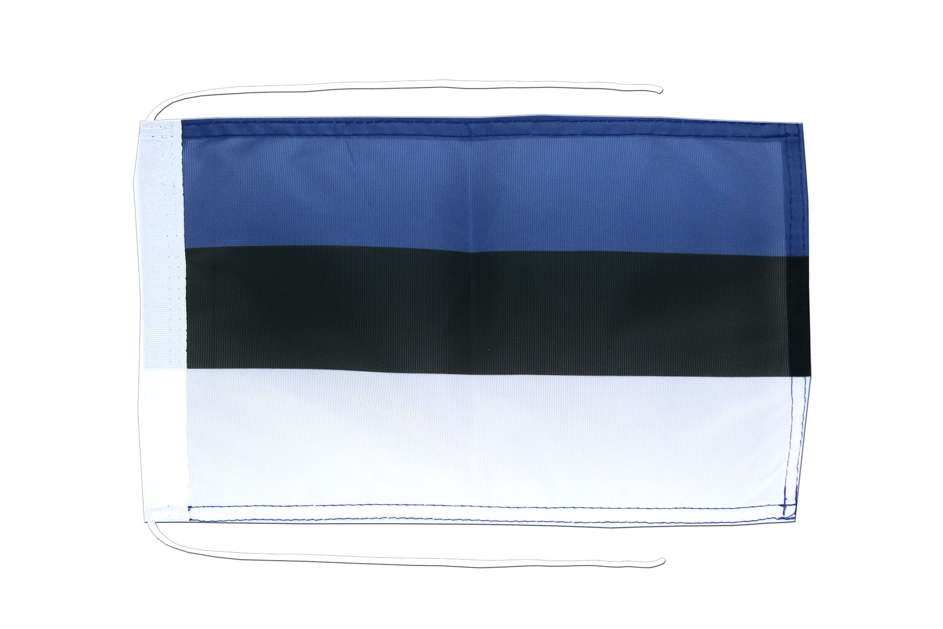 Serre-poignet Éponge Avec Drapeau Estonie - Taille Unique (7x8 Cm) - 80% Coton - Super Absorbant