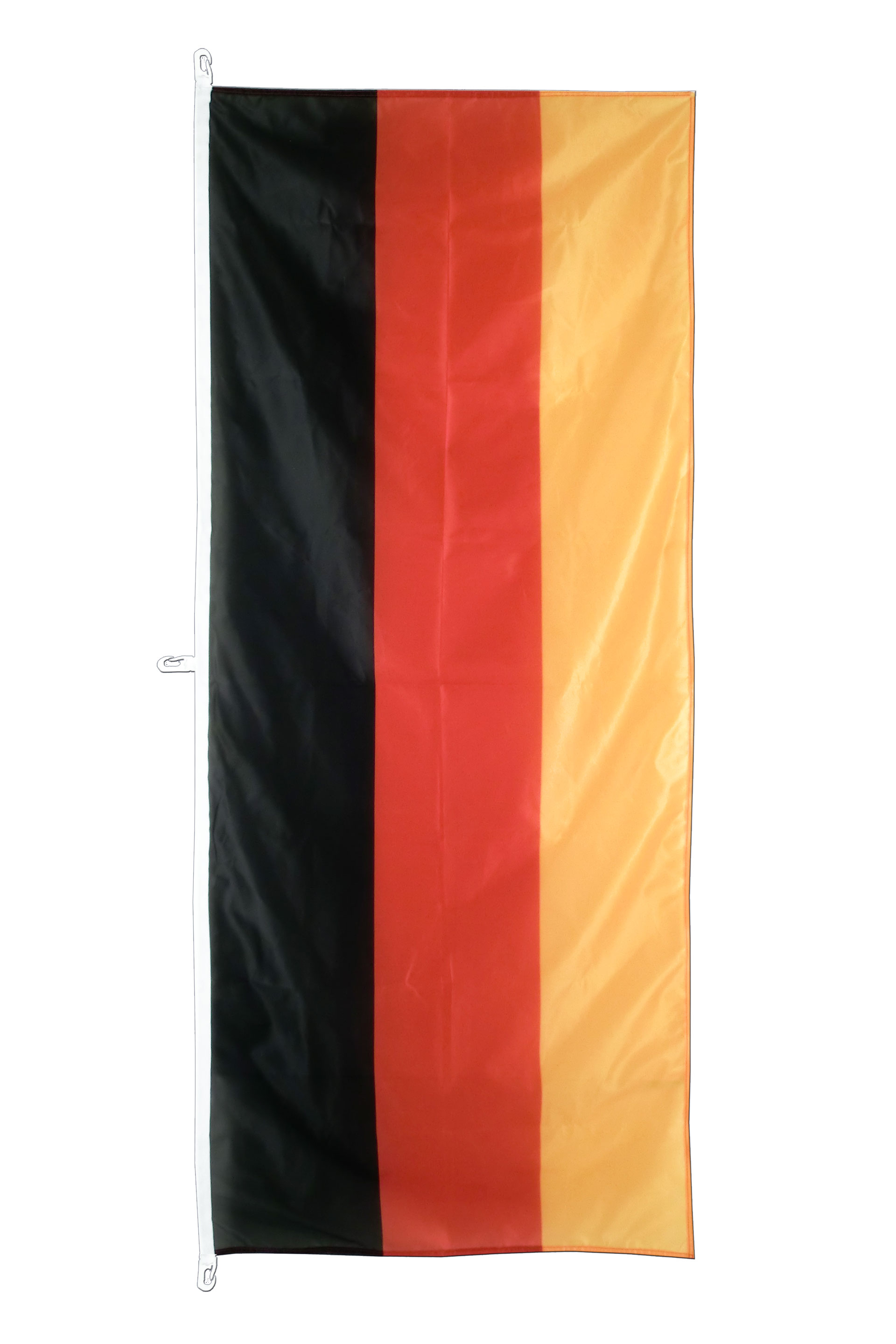 Deutschland BRD Fahne Banner Hochformat  Premium 200 x 80 cm 