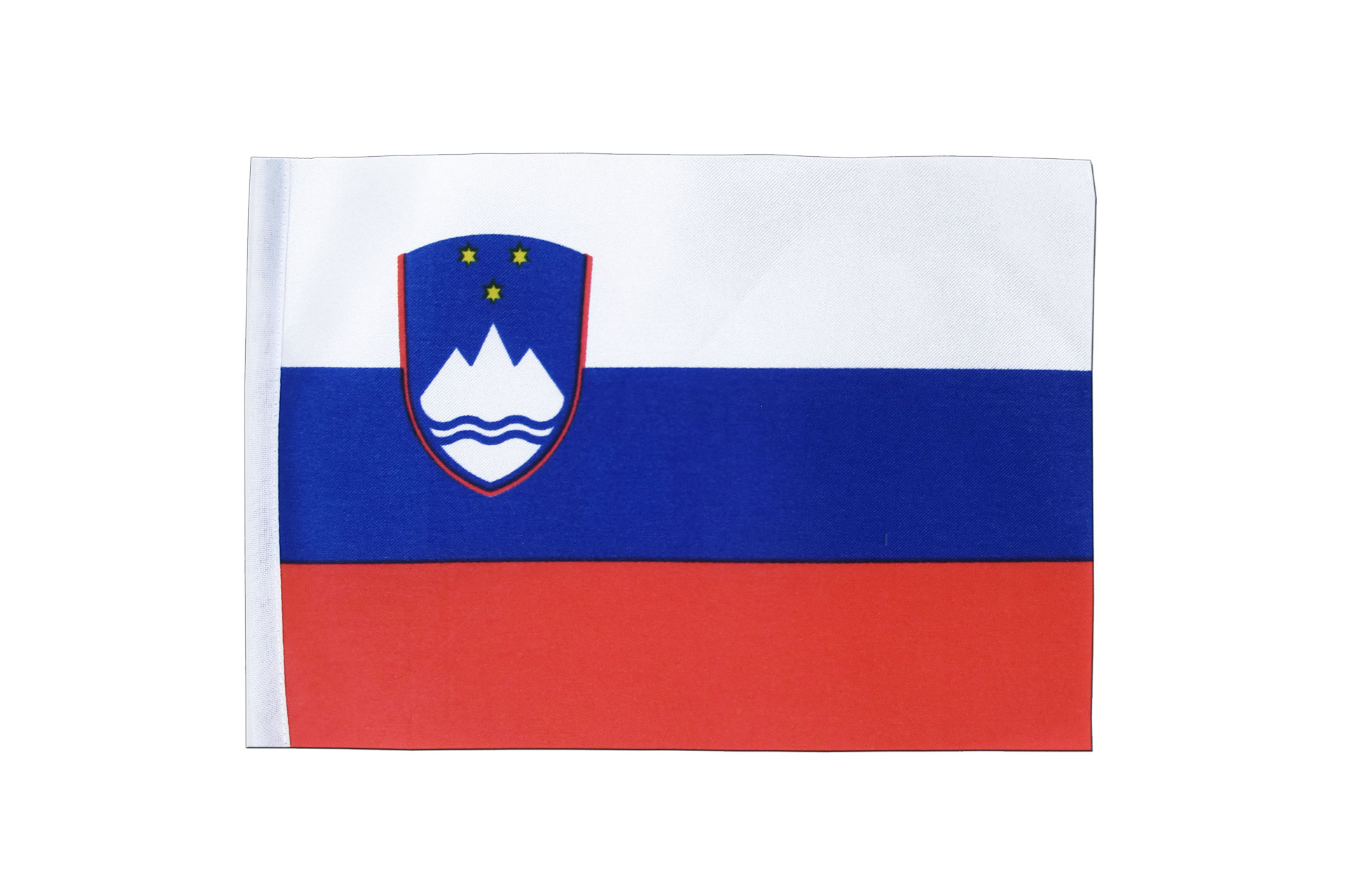 Drapeau Slovénie 60x90 Cm – Polyester Résistant, Coutures Renforcées, œillets Métalliques, Pour Intérieur Et Extérieur