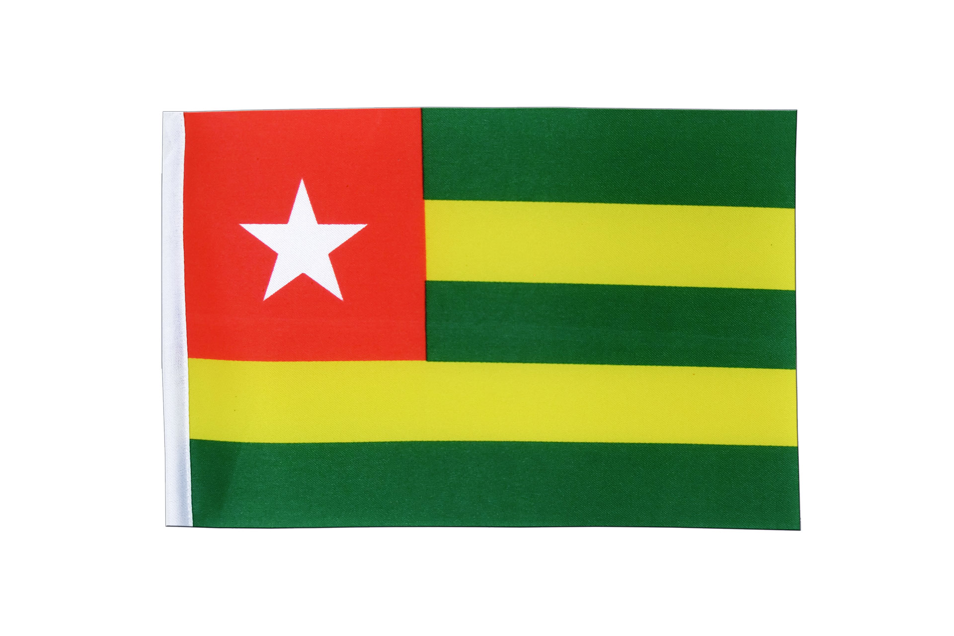 thumbnail image 2 of 3x5 Togo Flag – Togolese Republic Banner, African Country, 100D Polyester, Printed, Trade Winds 2 of 5