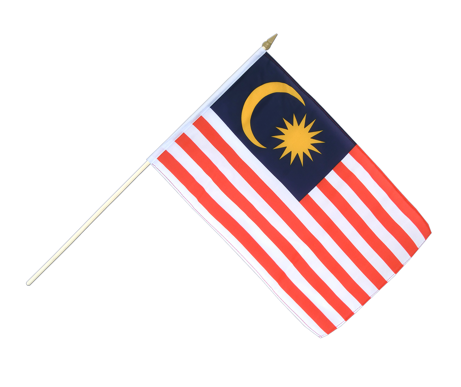 Hand Waving Flag Malaysia 12x18 Royal Flags