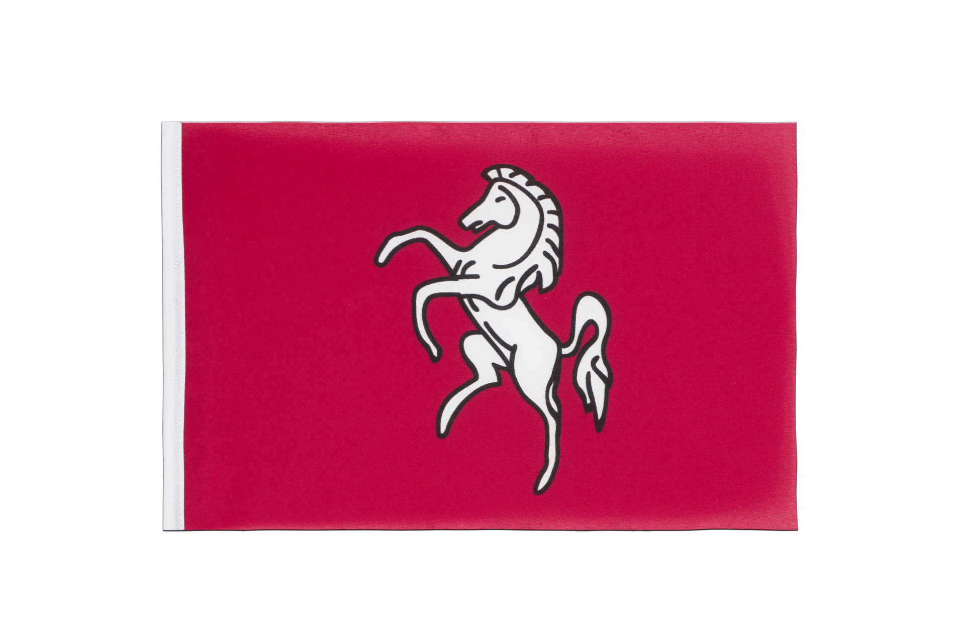 AZ FLAG Kent County Table Flag 5'' X 8'' - County Of Kent - England Desk Flag 21 X 14 Cm - Black Plastic Stick And Base