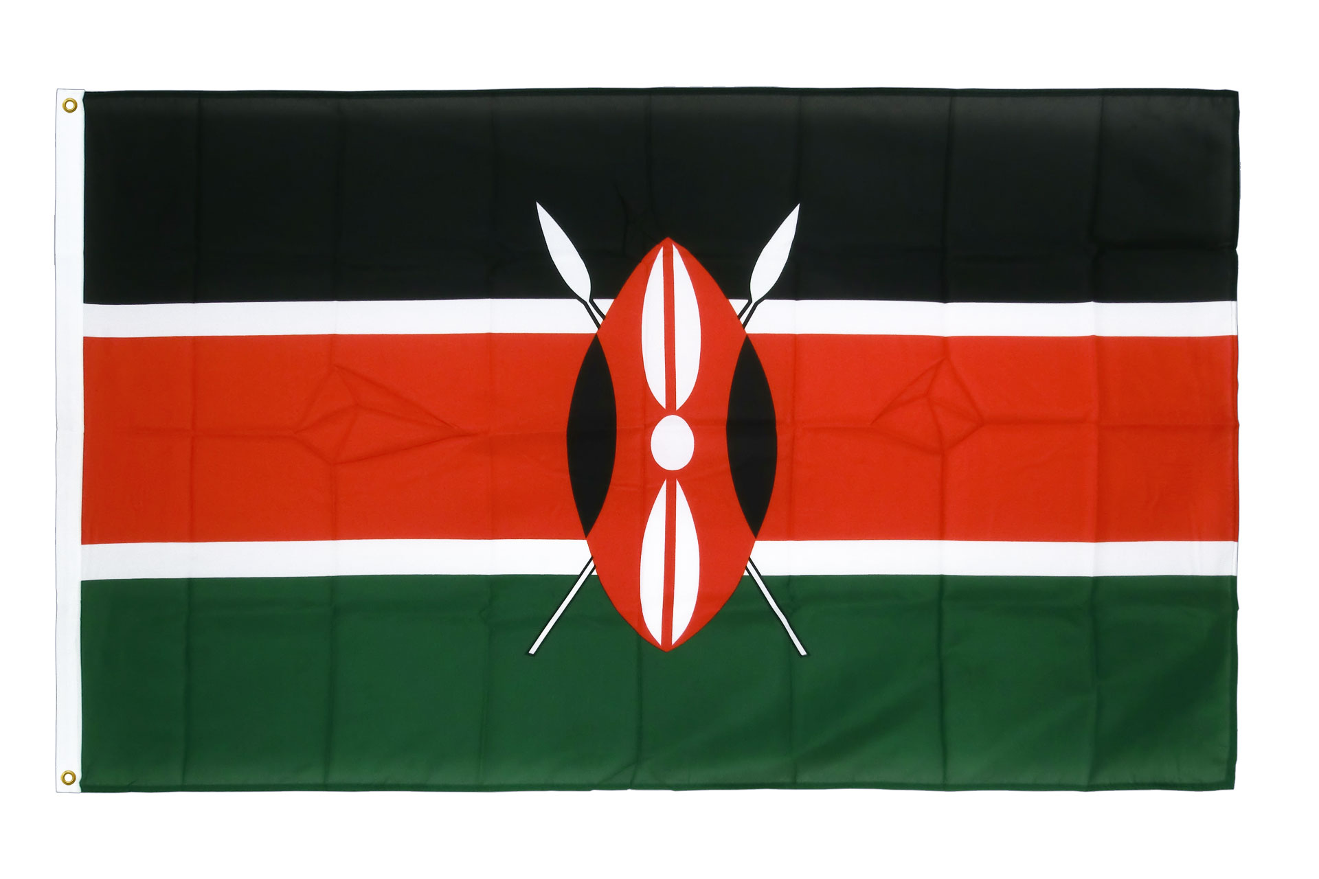 drapeau de qualit u00e9   kenya - 90 x 150 cm cv