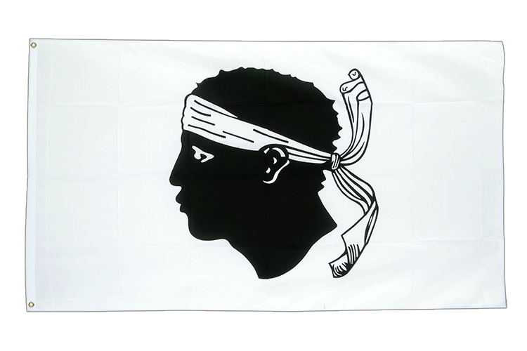 Cliquez pour agrandir l'image du drapeau Grand drapeau Corse 150x250cm