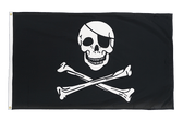 Pirat Skull and Bones Hissflagge 90 x 150 cm CV