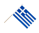 Griechenland Stockfähnchen 15 x 22 cm