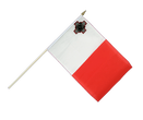 Malta Stockflagge 30 x 45 cm