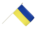 Ukraine Hand Waving Flag 12x18"