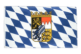 Bayern mit Wappen Flagge 90 x 150 cm