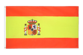Spanien mit Wappen Flagge 90 x 150 cm