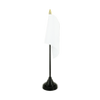 Weiße Tischflagge 10 x 15 cm