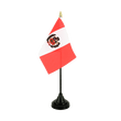 Pérou Mini drapeau de table 10 x 15 cm