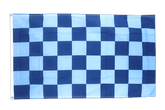 Checkered Blue-Blue 3x5 ft Flag