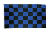 Checkered Blue-Black 3x5 ft Flag
