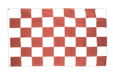 Checkered Brown-White 3x5 ft Flag