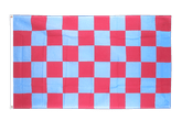 Checkered Blue-Red 3x5 ft Flag