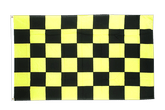 Checkered Black-Yellow 3x5 ft Flag