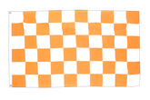 Checkered White-Orange 3x5 ft Flag