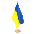 Ukraine Große Tischflagge 30 x 45 cm