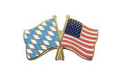 Bayern + USA Freundschaftspin