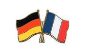 Allemagne + France Pin's drapeaux croisés