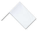 Weiße Stockflagge ECO 60 x 90 cm