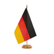 Deutschland Holz Tischflagge 15 x 22 cm