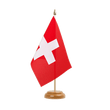 Tischflagge Schweiz - 15 x 22 cm Holz