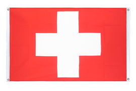 Schweiz Bannerfahne 90 x 150 cm, Querformat