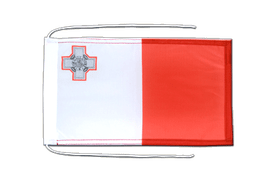 U24 Malta Flagge 20x30 Cm - Premium Bootsflagge Aus Polyester