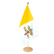 Grand Drapeau Du Vatican 150x90 Cm - U24 - À Hisser