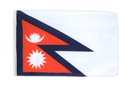 Nepal Flaggen-Pin – Edler Emaille-Anstecker 2x2 Cm Mit Steckverschluss Für Jacken & Accessoires