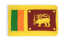Flagge Sri Lanka 30 X 45 Cm – Polyester, Licht- & Waschecht, Mit Hohlsaum Für Fahnenstange