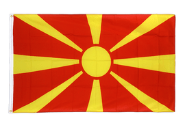 Fahne Flagge Mazedonien-Österreich Hissflagge 90 X 150 Cm - Foto 4