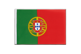 Portugiesischer Flaggen-Pin Aus Hartemaille – 2x2 Cm, Goldglänzend Mit Steckverschluss