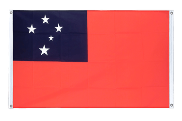 Bannerfahne Samoa - 90 x 150 cm, Querformat