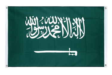 Bannerfahne Saudi Arabien - 90 x 150 cm, Querformat