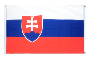 Slovakia Banner Flag 3x5 ft, landscape