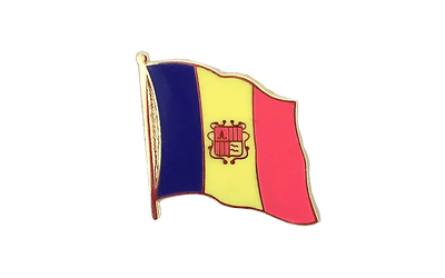 Andorra - Flaggen Pin 2 x 2 cm