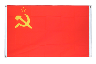 USSR Soviet Union Banner Flag 3x5 ft, landscape
