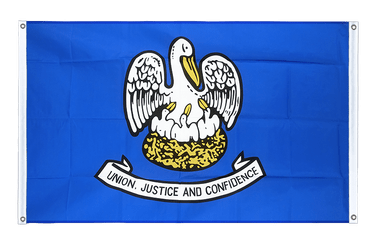 Louisiana Banner Flag 3x5 ft, landscape
