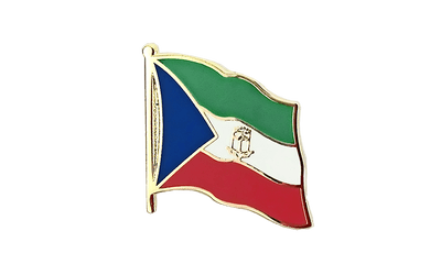 Guinée équatoriale Pin's drapeau 2 x 2 cm