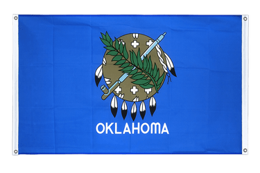 Oklahoma Banner Flag 3x5 ft, landscape