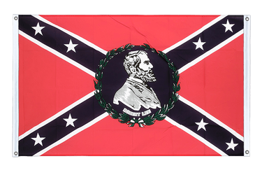 USA Südstaaten General Lee Bannerfahne 90 x 150 cm, Querformat