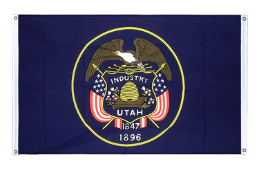 Utah Banner Flag 3x5 ft, landscape