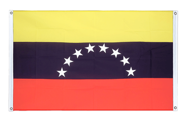 Bannerfahne Venezuela 8 Sterne - 90 x 150 cm, Querformat
