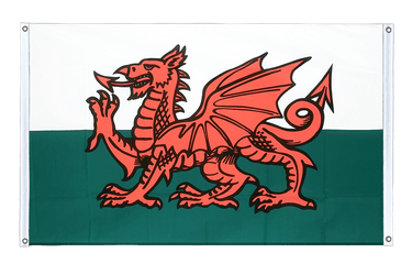 Wales Banner Flag 3x5 ft, landscape