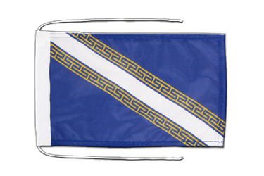 Champagne-Ardenne Flag with ropes 8x12"