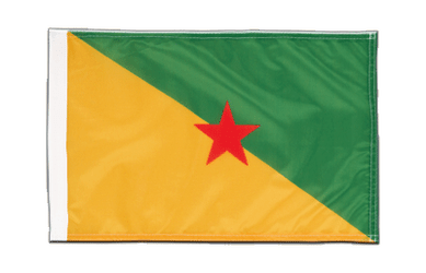 Guyane Petit drapeau 30 x 45 cm